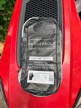 Bruce Bolt Chrome Series Black Toiletry/Glove Pouch